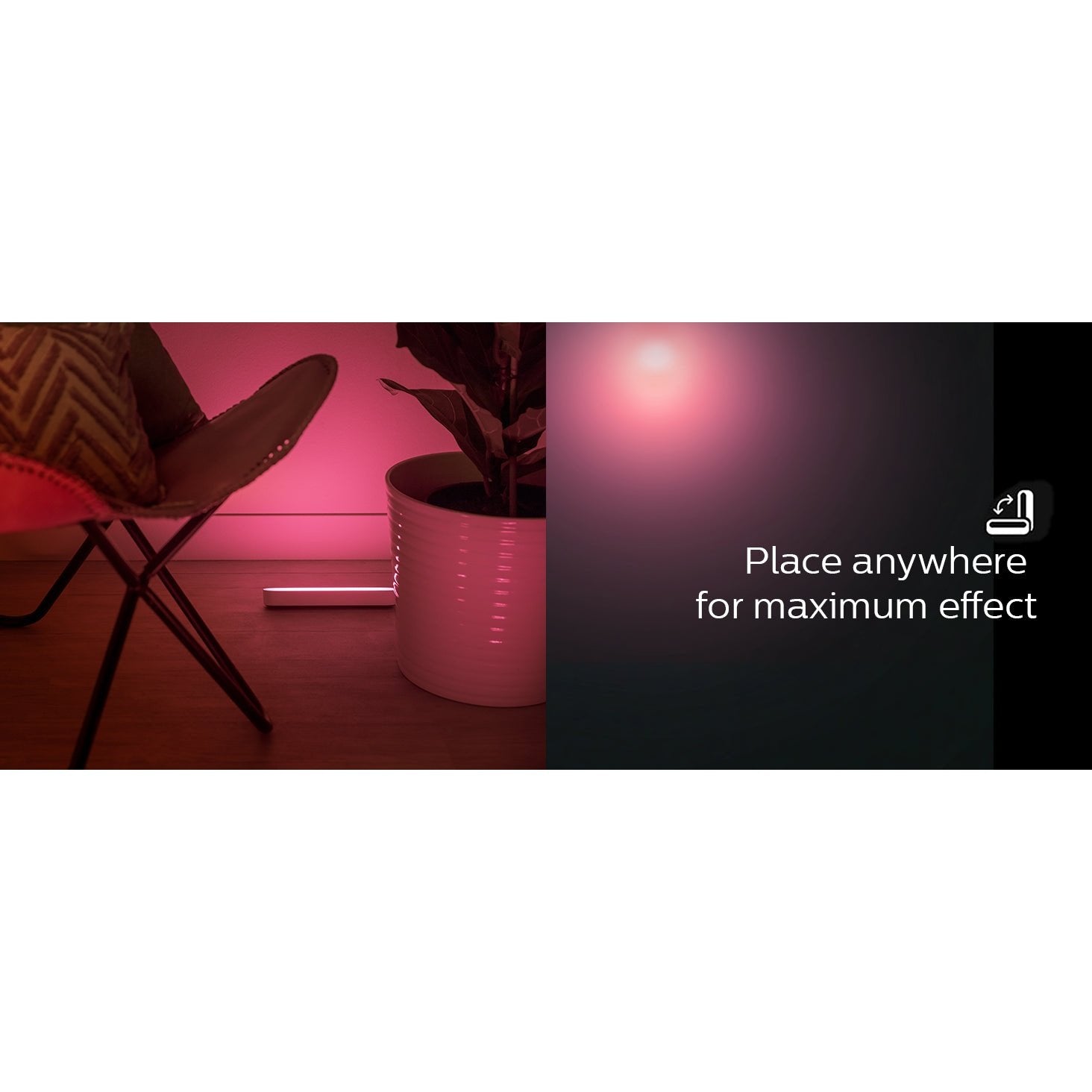 Philips Hue Smart Play Light Bar Base Kit, Black - White & Color Ambiance LED Color-Changing Light - 2 Pack - Requires Bridge - Control with App - Works with Alexa, Google Assistant and Apple HomeKit